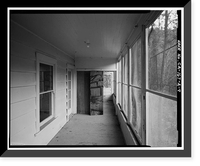 Historic Framed Print, Big Creek Hydroelectric System, Powerhouse 8, Operator Cottage, Big Creek, Big Creek vicinity, Fresno County, CA - 9,  17-7/8" x 21-7/8"