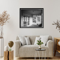 Historic Framed Print, Big Creek Hydroelectric System, Powerhouse 8, Operator Cottage, Big Creek, Big Creek vicinity, Fresno County, CA - 10,  17-7/8" x 21-7/8"