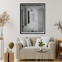 Historic Framed Print, Big Creek Hydroelectric System, Powerhouse 8, Operator Cottage, Big Creek, Big Creek vicinity, Fresno County, CA - 23,  17-7/8" x 21-7/8"