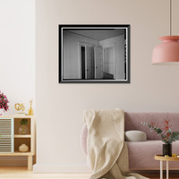 Historic Framed Print, Big Creek Hydroelectric System, Powerhouse 8, Operator Cottage, Big Creek, Big Creek vicinity, Fresno County, CA - 24,  17-7/8" x 21-7/8"