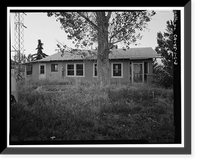 Historic Framed Print, Bishop Creek Hydroelectric System, Control Station, Worker Cottage, Bishop Creek, Bishop vicinity, Inyo County, CA - 3,  17-7/8" x 21-7/8"