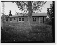 Historic Framed Print, Bishop Creek Hydroelectric System, Control Station, Worker Cottage, Bishop Creek, Bishop vicinity, Inyo County, CA - 3,  17-7/8" x 21-7/8"