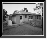 Historic Framed Print, Bishop Creek Hydroelectric System, Control Station, Worker Cottage, Bishop Creek, Bishop vicinity, Inyo County, CA - 4,  17-7/8" x 21-7/8"