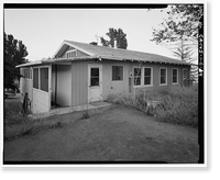 Historic Framed Print, Bishop Creek Hydroelectric System, Control Station, Worker Cottage, Bishop Creek, Bishop vicinity, Inyo County, CA - 4,  17-7/8" x 21-7/8"