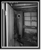 Historic Framed Print, Bishop Creek Hydroelectric System, Control Station, Worker Cottage, Bishop Creek, Bishop vicinity, Inyo County, CA - 9,  17-7/8" x 21-7/8"