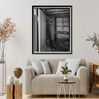 Historic Framed Print, Bishop Creek Hydroelectric System, Control Station, Worker Cottage, Bishop Creek, Bishop vicinity, Inyo County, CA - 9,  17-7/8" x 21-7/8"