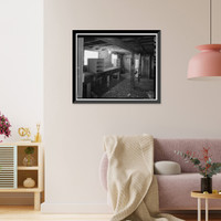 Historic Framed Print, Bishop Creek Hydroelectric System, Control Station, Worker Cottage, Bishop Creek, Bishop vicinity, Inyo County, CA - 10,  17-7/8" x 21-7/8"