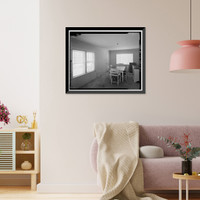 Historic Framed Print, Bishop Creek Hydroelectric System, Control Station, Worker Cottage, Bishop Creek, Bishop vicinity, Inyo County, CA - 13,  17-7/8" x 21-7/8"