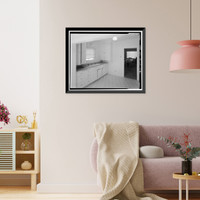 Historic Framed Print, Bishop Creek Hydroelectric System, Control Station, Worker Cottage, Bishop Creek, Bishop vicinity, Inyo County, CA - 15,  17-7/8" x 21-7/8"