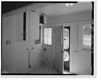 Historic Framed Print, Bishop Creek Hydroelectric System, Control Station, Worker Cottage, Bishop Creek, Bishop vicinity, Inyo County, CA - 16,  17-7/8" x 21-7/8"
