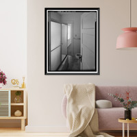 Historic Framed Print, Bishop Creek Hydroelectric System, Control Station, Worker Cottage, Bishop Creek, Bishop vicinity, Inyo County, CA - 20,  17-7/8" x 21-7/8"