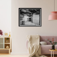 Historic Framed Print, Bishop Creek Hydroelectric System, Plant 4, Worker Cottage, Bishop Creek, Bishop vicinity, Inyo County, CA - 9,  17-7/8" x 21-7/8"