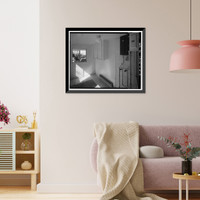 Historic Framed Print, Bishop Creek Hydroelectric System, Plant 4, Worker Cottage, Bishop Creek, Bishop vicinity, Inyo County, CA - 19,  17-7/8" x 21-7/8"
