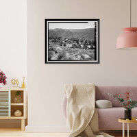 Historic Framed Print, Bishop Creek Hydroelectric System, Plant 4, Worker Cottage, Bishop Creek, Bishop vicinity, Inyo County, CA - 22,  17-7/8" x 21-7/8"