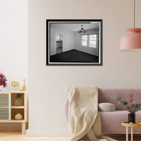 Historic Framed Print, Bishop Creek Hydroelectric System, Plant 4, Worker Cottage, Bishop Creek, Bishop vicinity, Inyo County, CA - 29,  17-7/8" x 21-7/8"