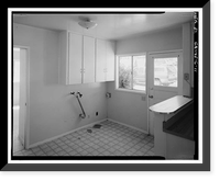 Historic Framed Print, Bishop Creek Hydroelectric System, Plant 4, Worker Cottage, Bishop Creek, Bishop vicinity, Inyo County, CA - 32,  17-7/8" x 21-7/8"