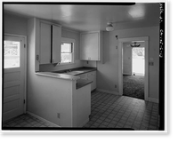 Historic Framed Print, Bishop Creek Hydroelectric System, Plant 4, Worker Cottage, Bishop Creek, Bishop vicinity, Inyo County, CA - 34,  17-7/8" x 21-7/8"
