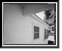 Historic Framed Print, Bishop Creek Hydroelectric System, Plant 4, Worker Cottage, Bishop Creek, Bishop vicinity, Inyo County, CA - 48,  17-7/8" x 21-7/8"