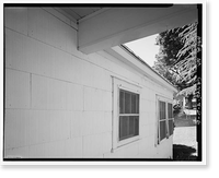Historic Framed Print, Bishop Creek Hydroelectric System, Plant 4, Worker Cottage, Bishop Creek, Bishop vicinity, Inyo County, CA - 48,  17-7/8" x 21-7/8"