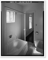 Historic Framed Print, Bishop Creek Hydroelectric System, Plant 4, Worker Cottage, Bishop Creek, Bishop vicinity, Inyo County, CA - 60,  17-7/8" x 21-7/8"