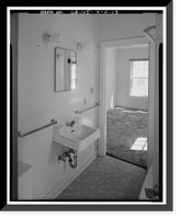 Historic Framed Print, Bishop Creek Hydroelectric System, Plant 4, Worker Cottage, Bishop Creek, Bishop vicinity, Inyo County, CA - 61,  17-7/8" x 21-7/8"