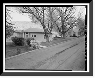 Historic Framed Print, Bishop Creek Hydroelectric System, Plant 4, Worker Cottage, Bishop Creek, Bishop vicinity, Inyo County, CA - 63,  17-7/8" x 21-7/8"