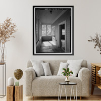 Historic Framed Print, Bishop Creek Hydroelectric System, Plant 4, Worker Cottage, Bishop Creek, Bishop vicinity, Inyo County, CA - 70,  17-7/8" x 21-7/8"