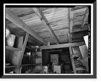 Historic Framed Print, Bishop Creek Hydroelectric System, Plant 4, Worker Cottage, Bishop Creek, Bishop vicinity, Inyo County, CA - 72,  17-7/8" x 21-7/8"