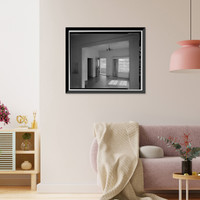 Historic Framed Print, Bishop Creek Hydroelectric System, Plant 4, Worker Cottage, Bishop Creek, Bishop vicinity, Inyo County, CA - 73,  17-7/8" x 21-7/8"