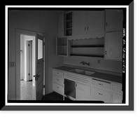 Historic Framed Print, Bishop Creek Hydroelectric System, Plant 4, Worker Cottage, Bishop Creek, Bishop vicinity, Inyo County, CA - 79,  17-7/8" x 21-7/8"