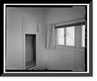Historic Framed Print, Bishop Creek Hydroelectric System, Plant 4, Worker Cottage, Bishop Creek, Bishop vicinity, Inyo County, CA - 84,  17-7/8" x 21-7/8"