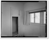 Historic Framed Print, Bishop Creek Hydroelectric System, Plant 4, Worker Cottage, Bishop Creek, Bishop vicinity, Inyo County, CA - 84,  17-7/8" x 21-7/8"
