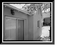 Historic Framed Print, Bishop Creek Hydroelectric System, Plant 4, Worker Cottage, Bishop Creek, Bishop vicinity, Inyo County, CA - 95,  17-7/8" x 21-7/8"
