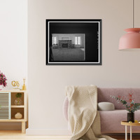 Historic Framed Print, Bishop Creek Hydroelectric System, Plant 4, Worker Cottage, Bishop Creek, Bishop vicinity, Inyo County, CA - 99,  17-7/8" x 21-7/8"