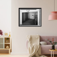 Historic Framed Print, Bishop Creek Hydroelectric System, Plant 4, Worker Cottage, Bishop Creek, Bishop vicinity, Inyo County, CA - 100,  17-7/8" x 21-7/8"