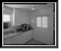 Historic Framed Print, Bishop Creek Hydroelectric System, Plant 4, Worker Cottage, Bishop Creek, Bishop vicinity, Inyo County, CA - 102,  17-7/8" x 21-7/8"