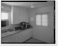Historic Framed Print, Bishop Creek Hydroelectric System, Plant 4, Worker Cottage, Bishop Creek, Bishop vicinity, Inyo County, CA - 102,  17-7/8" x 21-7/8"