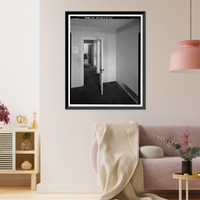 Historic Framed Print, Bishop Creek Hydroelectric System, Plant 4, Worker Cottage, Bishop Creek, Bishop vicinity, Inyo County, CA - 113,  17-7/8" x 21-7/8"