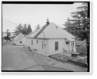 Historic Framed Print, Bishop Creek Hydroelectric System, Plant 4, Worker Cottage, Bishop Creek, Bishop vicinity, Inyo County, CA - 122,  17-7/8" x 21-7/8"