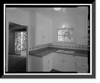 Historic Framed Print, Bishop Creek Hydroelectric System, Plant 4, Worker Cottage, Bishop Creek, Bishop vicinity, Inyo County, CA - 126,  17-7/8" x 21-7/8"