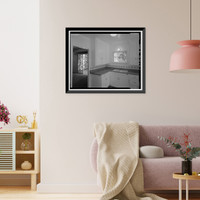 Historic Framed Print, Bishop Creek Hydroelectric System, Plant 4, Worker Cottage, Bishop Creek, Bishop vicinity, Inyo County, CA - 126,  17-7/8" x 21-7/8"