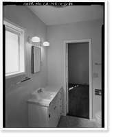 Historic Framed Print, Bishop Creek Hydroelectric System, Plant 4, Worker Cottage, Bishop Creek, Bishop vicinity, Inyo County, CA - 132,  17-7/8" x 21-7/8"