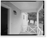Historic Framed Print, Bishop Creek Hydroelectric System, Plant 4, Worker Cottage, Bishop Creek, Bishop vicinity, Inyo County, CA - 140,  17-7/8" x 21-7/8"