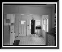 Historic Framed Print, Bishop Creek Hydroelectric System, Plant 4, Worker Cottage, Bishop Creek, Bishop vicinity, Inyo County, CA - 146,  17-7/8" x 21-7/8"