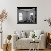 Historic Framed Print, Bishop Creek Hydroelectric System, Plant 4, Worker Cottage, Bishop Creek, Bishop vicinity, Inyo County, CA - 148,  17-7/8" x 21-7/8"