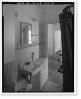 Historic Framed Print, Bishop Creek Hydroelectric System, Plant 4, Worker Cottage, Bishop Creek, Bishop vicinity, Inyo County, CA - 150,  17-7/8" x 21-7/8"
