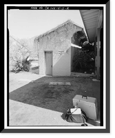 Historic Framed Print, Bishop Creek Hydroelectric System, Plant 4, Lightning Arrestor Vault, Bishop Creek, Bishop vicinity, Inyo County, CA - 2,  17-7/8" x 21-7/8"