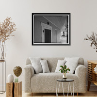 Historic Framed Print, Bishop Creek Hydroelectric System, Plant 6, Cashbaugh-Kilpatrick House, Bishop Creek, Bishop vicinity, Inyo County, CA - 7,  17-7/8" x 21-7/8"