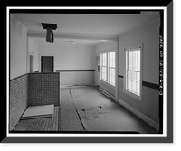 Historic Framed Print, Bishop Creek Hydroelectric System, Plant 6, Cashbaugh-Kilpatrick House, Bishop Creek, Bishop vicinity, Inyo County, CA - 13,  17-7/8" x 21-7/8"