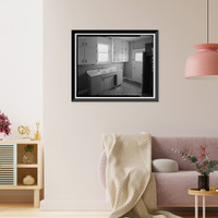 Historic Framed Print, Bishop Creek Hydroelectric System, Plant 6, Cashbaugh-Kilpatrick House, Bishop Creek, Bishop vicinity, Inyo County, CA - 17,  17-7/8" x 21-7/8"